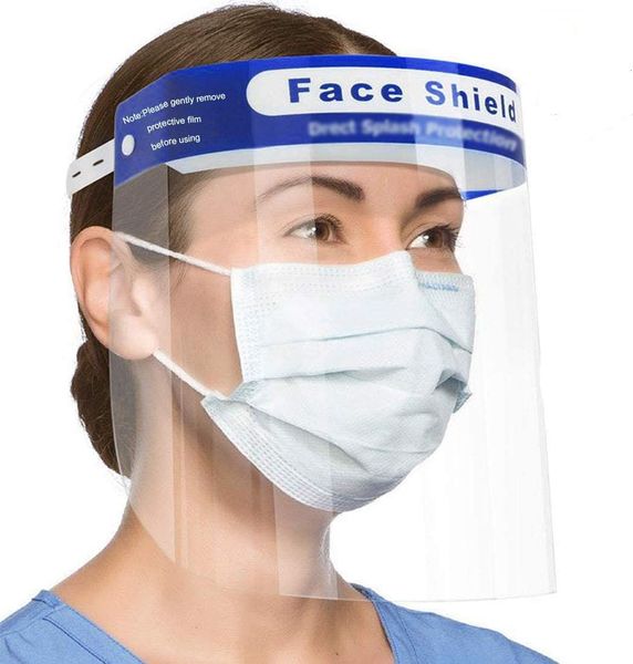 face shield reusable full face transparent visor anti saliva windproof dustproof hat shield protect eyes and face with elastic band
face shield reusable full face transparent visor anti saliva windproof dustproof hat shield protect eyes and face with elastic band