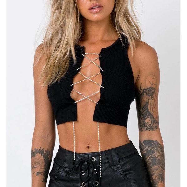 o-образным вырезом ночной drill сеть женщины топы summer прохладный повседневная дамы тис бинты рукавов секси для женщин танки, White 
o-образным вырезом ночной drill сеть женщины топы summer прохладный повседневная дамы тис бинты рукавов секси для женщин танки, White