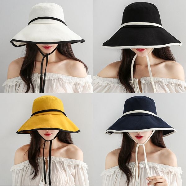 korean new style women's fisherman bucket bucket windproof sun hat fashion outdoor leisure basin hat, Blue;gray
korean new style women's fisherman bucket bucket windproof sun hat fashion outdoor leisure basin hat, Blue;gray
