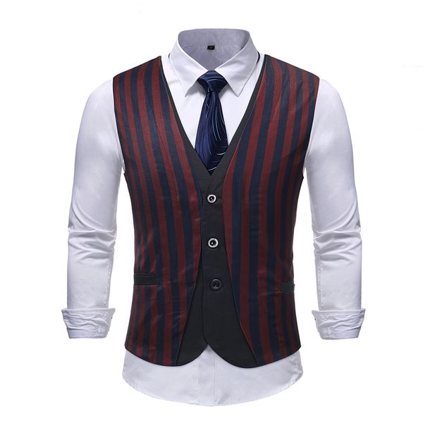 mens vest men's fake two pieces business casual men's suit vest formal wedding, Black;white
mens vest men's fake two pieces business casual men's suit vest formal wedding, Black;white