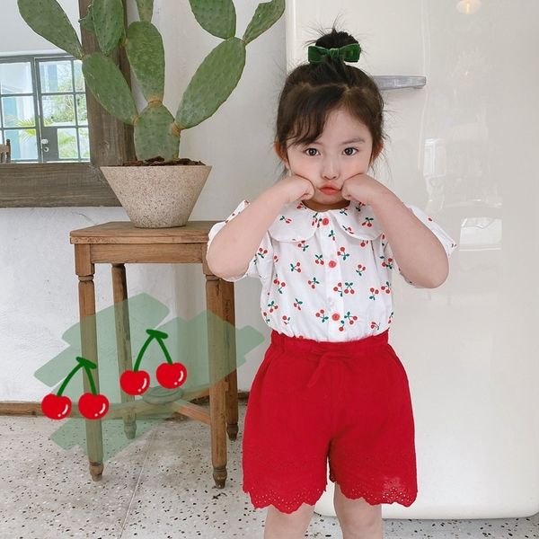 20 new clothing korean children's clothing girl hipster cherry short-sleeved shirt children's t-shirt cute, White;black
20 new clothing korean children's clothing girl hipster cherry short-sleeved shirt children's t-shirt cute, White;black