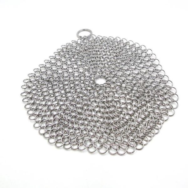 inches stainless steel 316l cast iron cleaner chainmail scrubber for cast iron pan pre-seasoned pan dutch ovens waffle, Silver
inches stainless steel 316l cast iron cleaner chainmail scrubber for cast iron pan pre-seasoned pan dutch ovens waffle, Silver