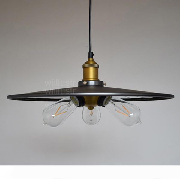 american country vintage 20th c. factory ment reflector triple pendant lamp mirror lined suspension lighting gun-black loft light
american country vintage 20th c. factory ment reflector triple pendant lamp mirror lined suspension lighting gun-black loft light