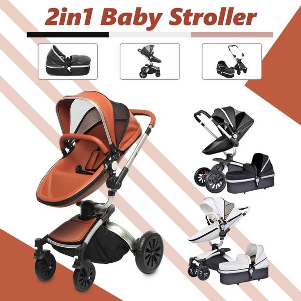 baby stroller 2 in 1 leather carriage infant travel car foldable pram pushchair
baby stroller 2 in 1 leather carriage infant travel car foldable pram pushchair