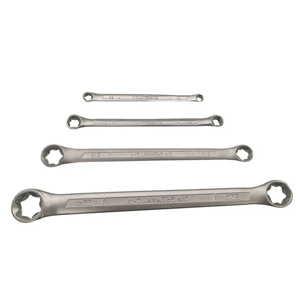 4pcs star/female double torx/e - ring wrench spanner set e6 - e24 2050 ratcheting wrench
4pcs star/female double torx/e - ring wrench spanner set e6 - e24 2050 ratcheting wrench