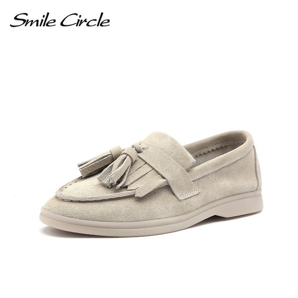 smile circle/loafers women cow-suede slip-on flats shoes genuine leather tassel ballets flats shoes women moccasins size 36-42 cx200720, Black
smile circle/loafers women cow-suede slip-on flats shoes genuine leather tassel ballets flats shoes women moccasins size 36-42 cx200720, Black