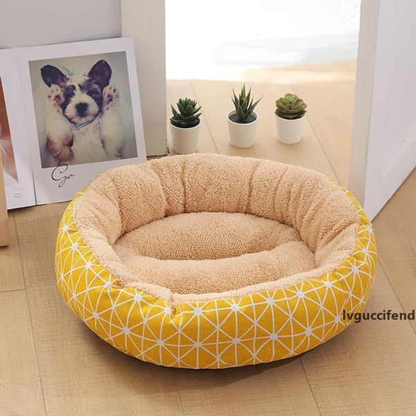 sj 50*12cm geometric patterns yellow cotton round dog washable pet bed waterproof handwash for medium dogs beds & mats t200618
sj 50*12cm geometric patterns yellow cotton round dog washable pet bed waterproof handwash for medium dogs beds & mats t200618