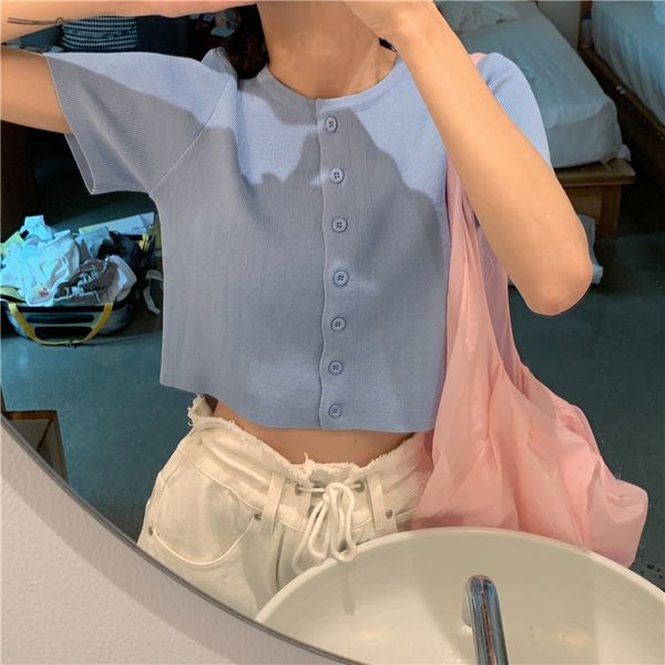 small fragrance style short cardigan sweater women's 2020 summer new slim fit short sleeve base shirt shirtsweater shirt, White
small fragrance style short cardigan sweater women's 2020 summer new slim fit short sleeve base shirt shirtsweater shirt, White