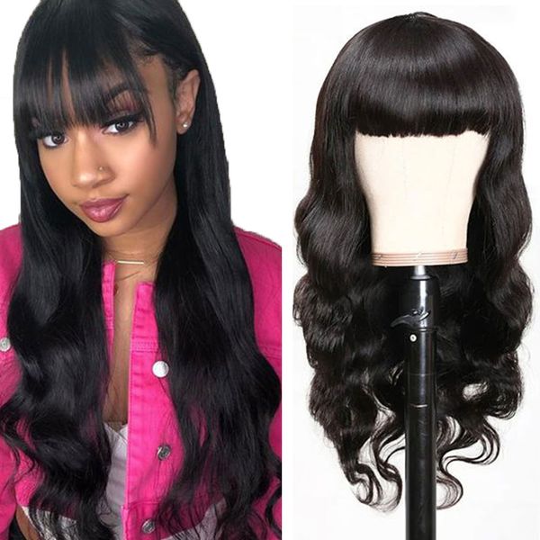zoran body wave human hair wigs brazilian non-remy hair long hair natural color wig with bangs full machine made 10-24 inch, Black;brown
zoran body wave human hair wigs brazilian non-remy hair long hair natural color wig with bangs full machine made 10-24 inch, Black;brown