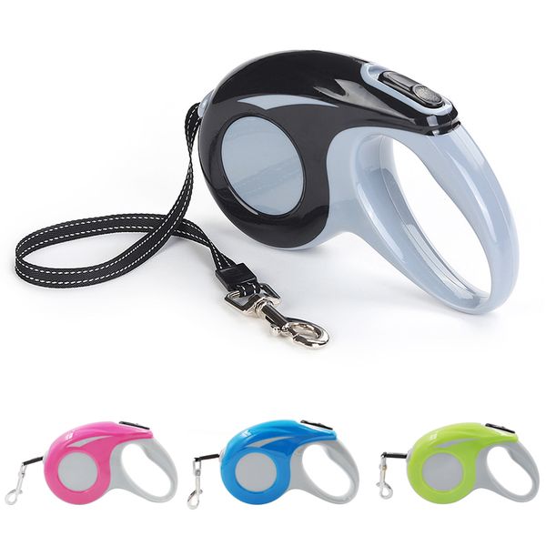 3m/5m pet dog leash roulette for dogs automatic retractable durable dog lead pet traction rope leash for dogs accessories