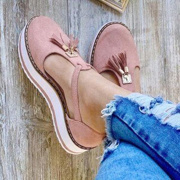 women fashion flat shoes summer vulcanized shoes solid color thick bottom female sandals tassel casual style mujer #t1g, Black
women fashion flat shoes summer vulcanized shoes solid color thick bottom female sandals tassel casual style mujer #t1g, Black