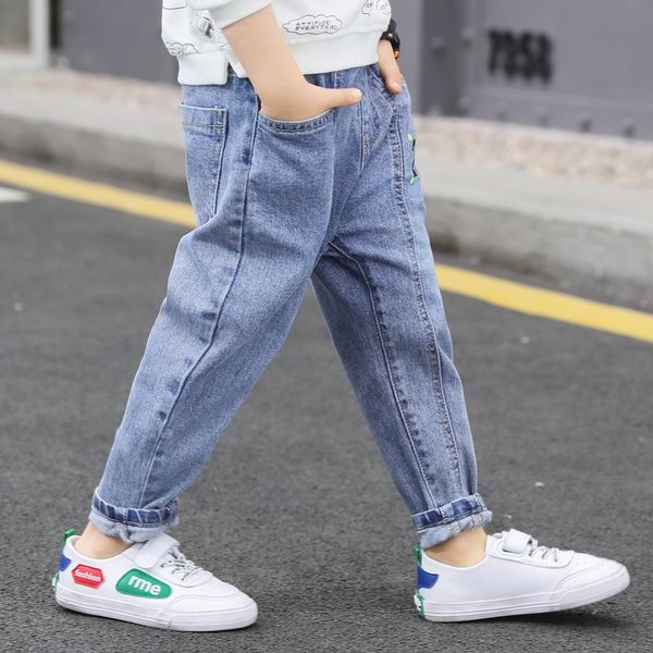 boy's autumn 2020 new children's father pants loose medium and jeans and jeans large children's autumn pants, Blue
boy's autumn 2020 new children's father pants loose medium and jeans and jeans large children's autumn pants, Blue