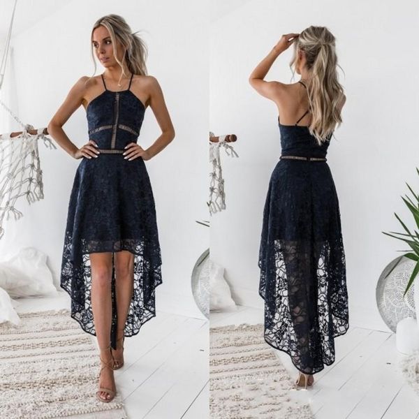 halter sleeveless short homecoming dresses hi lo lace cocktail party gowns special occasion dresses prom dresses b97, Blue;pink
halter sleeveless short homecoming dresses hi lo lace cocktail party gowns special occasion dresses prom dresses b97, Blue;pink