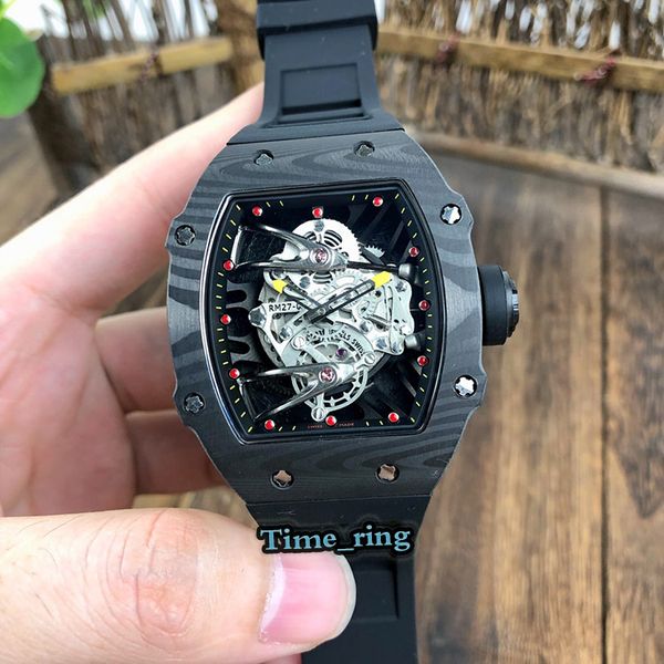 version rm27-02 skeleton dial carbon fiber case japan miyota automatic movement rm27-02 mens watch black rubber strap designer watches, Slivery;brown
version rm27-02 skeleton dial carbon fiber case japan miyota automatic movement rm27-02 mens watch black rubber strap designer watches, Slivery;brown