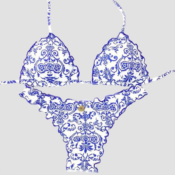2020 blue bikinis and white porcelain bathing suit bikinis new arrival swimwear women bikini set low waist swimsuit brazilian biquinis, White;black
2020 blue bikinis and white porcelain bathing suit bikinis new arrival swimwear women bikini set low waist swimsuit brazilian biquinis, White;black