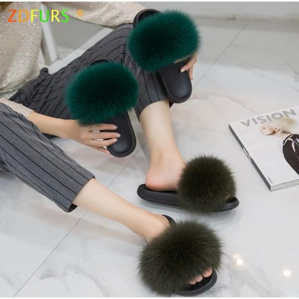 zdfurs* 2020 summer fur slippers eva sole fashion real fur slides women beach shoes female flip flops candy color, Black
zdfurs* 2020 summer fur slippers eva sole fashion real fur slides women beach shoes female flip flops candy color, Black