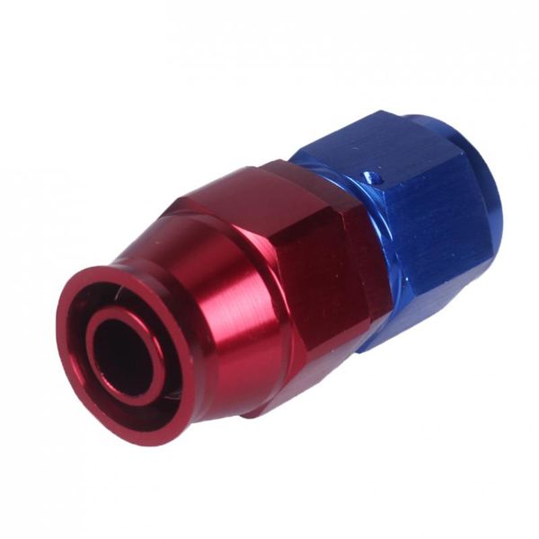 red/blue anodized aluminum -10an straight hose end
red/blue anodized aluminum -10an straight hose end