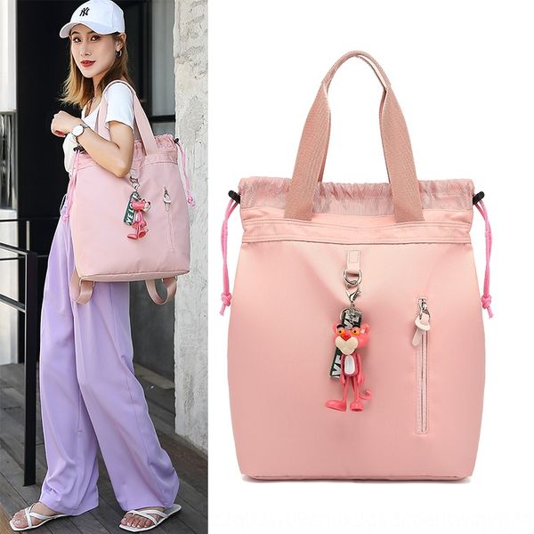 women's light drawstring dual-use korea simple waterproof drawstring single bag shoulder bag shoulder dual-use large capacity, White
women's light drawstring dual-use korea simple waterproof drawstring single bag shoulder bag shoulder dual-use large capacity, White