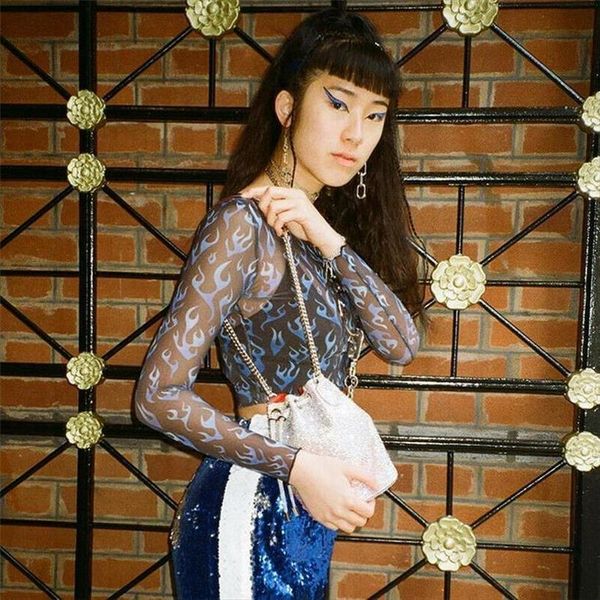 блуза 2020 новый бренд лето женщины perspective sexy длинным рукавом see through рубашка sheer сетки блузка clubwear, White
блуза 2020 новый бренд лето женщины perspective sexy длинным рукавом see through рубашка sheer сетки блузка clubwear, White
