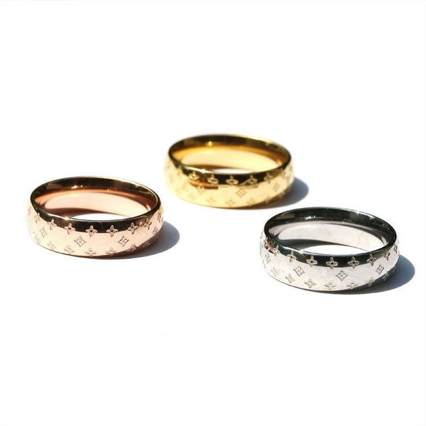 classic designer rings stainless steel luxury 18k gold plated lovers rings men women ring rose gold plated jewelry letter l ring, Silver
classic designer rings stainless steel luxury 18k gold plated lovers rings men women ring rose gold plated jewelry letter l ring, Silver