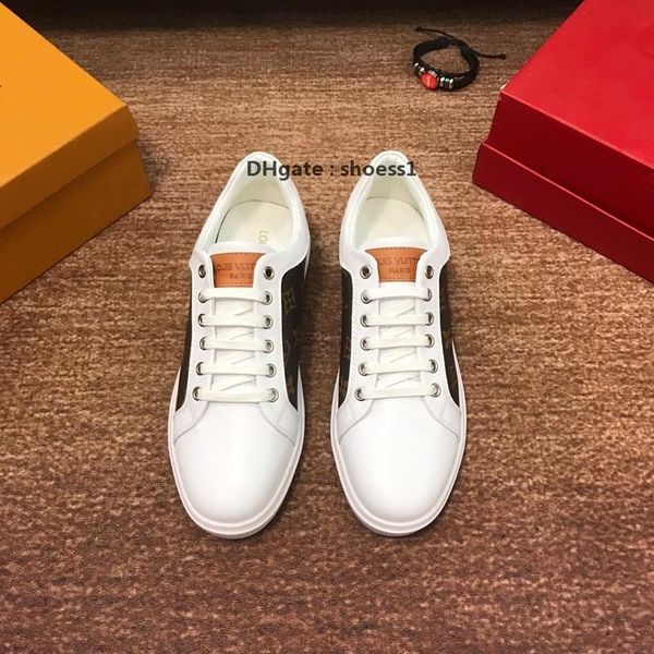2021-2020h high -end men 's embroidered printed casual shoes comfortable breathable leather classic sneakers lace -up low -shoes, Black
2021-2020h high -end men 's embroidered printed casual shoes comfortable breathable leather classic sneakers lace -up low -shoes, Black