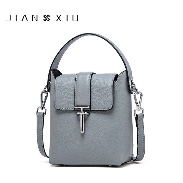 jianxiu brand genuine leather bag luxury handbags women bucket bags designer 2020 rivet lock design tote messenger bag 4 colors
jianxiu brand genuine leather bag luxury handbags women bucket bags designer 2020 rivet lock design tote messenger bag 4 colors