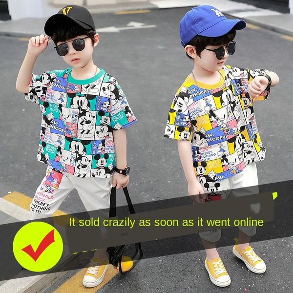 boysshort sleeve boy suit short sleeve suit2020 new korean style children's leisure handsome two-piece set children's cartoon set
boysshort sleeve boy suit short sleeve suit2020 new korean style children's leisure handsome two-piece set children's cartoon set