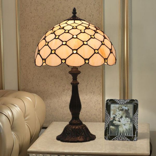 30cm tiffany table lamp american simple bedroom bedside retro creative e27 resin base table lamp
30cm tiffany table lamp american simple bedroom bedside retro creative e27 resin base table lamp