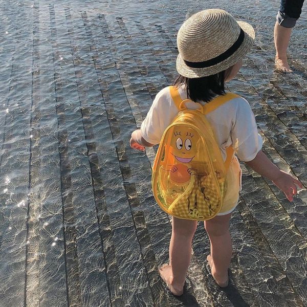 children's jelly pvc ins style korean fashion boys and girls bag candy backpack all-match summer candy color schoolbag backpack, White
children's jelly pvc ins style korean fashion boys and girls bag candy backpack all-match summer candy color schoolbag backpack, White