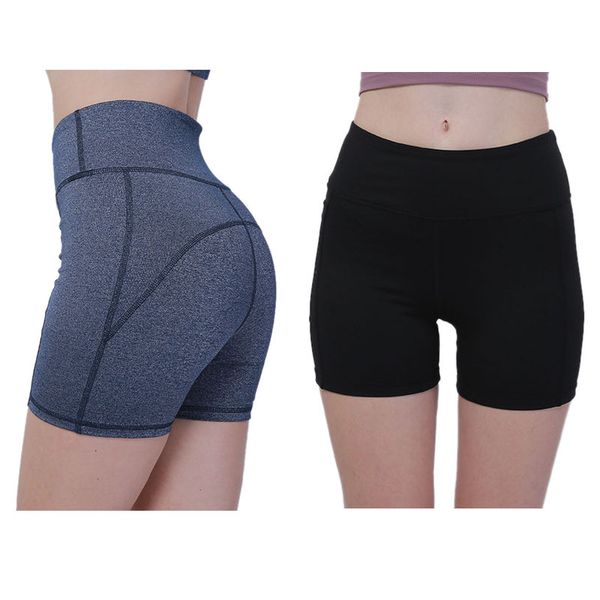 high waist workout yoga shorts for women running biker shorts with pockets, White;red
high waist workout yoga shorts for women running biker shorts with pockets, White;red