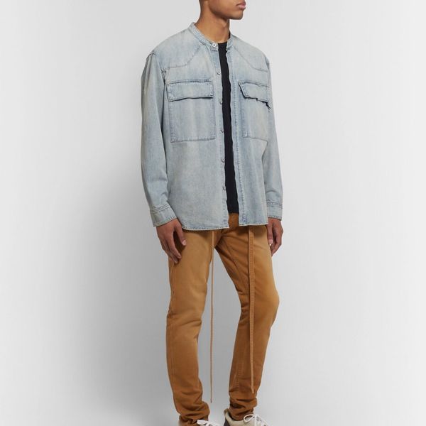 feear off хорошо шестых high street denim shirt генри воротник урожай с длинным рукавом мода мужчины и женщины outwear рубашка hfxhtx334, White;black
feear off хорошо шестых high street denim shirt генри воротник урожай с длинным рукавом мода мужчины и женщины outwear рубашка hfxhtx334, White;black