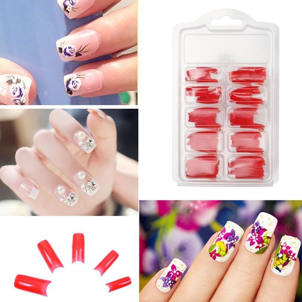 1 box + 100pcs tips transparent half cover false french nail art artificial acrylic gel uv manicure design set diy tool, Red;gold
1 box + 100pcs tips transparent half cover false french nail art artificial acrylic gel uv manicure design set diy tool, Red;gold