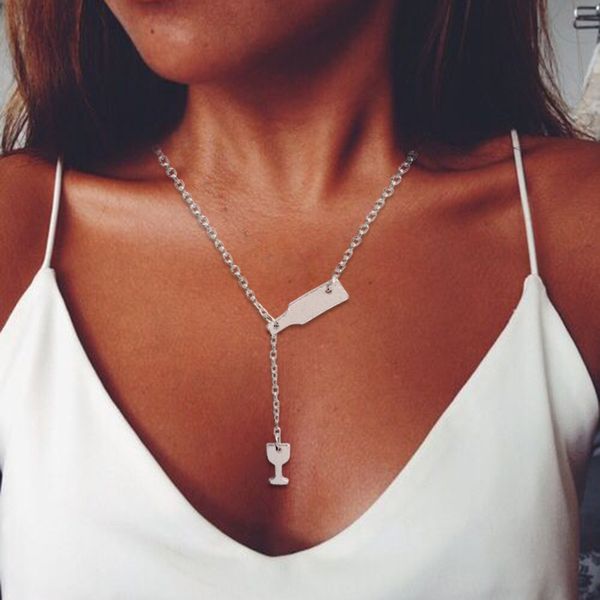 gold jewelry beer cup long pendant wine necklace for women luxury fashion necklaces for women 2020 statement necklace party, Silver
gold jewelry beer cup long pendant wine necklace for women luxury fashion necklaces for women 2020 statement necklace party, Silver