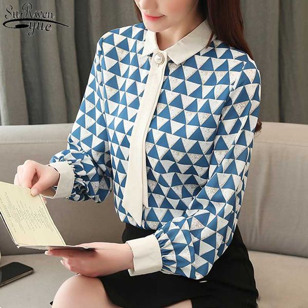 women blouses plaid shirt blusas 2020 autumn new long sleeve plus size women chiffon blouse slim fit shirts 10676, White
women blouses plaid shirt blusas 2020 autumn new long sleeve plus size women chiffon blouse slim fit shirts 10676, White