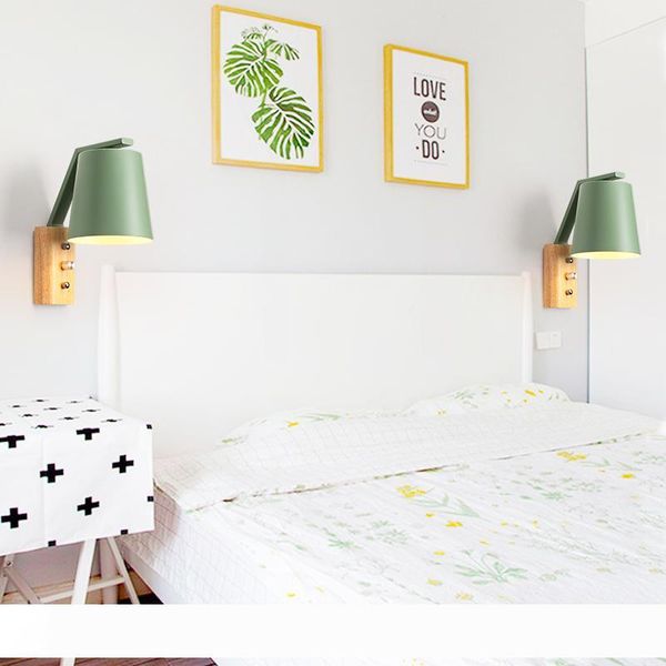 Nordic Knob switch LED Wall Lamps Colors Wall Sconce for Living Room bedside loft mirror Decor Colorful light Fixtures
Nordic Knob switch LED Wall Lamps Colors Wall Sconce for Living Room bedside loft mirror Decor Colorful light Fixtures