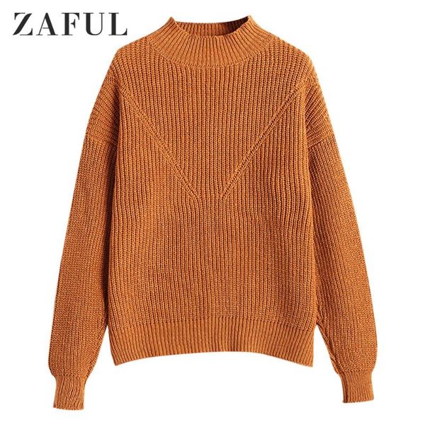 zaful solid color drop shoulder knitted pullover sweater casual cotton sweater round collar elastic female sweaters daily outfit, White;black
zaful solid color drop shoulder knitted pullover sweater casual cotton sweater round collar elastic female sweaters daily outfit, White;black