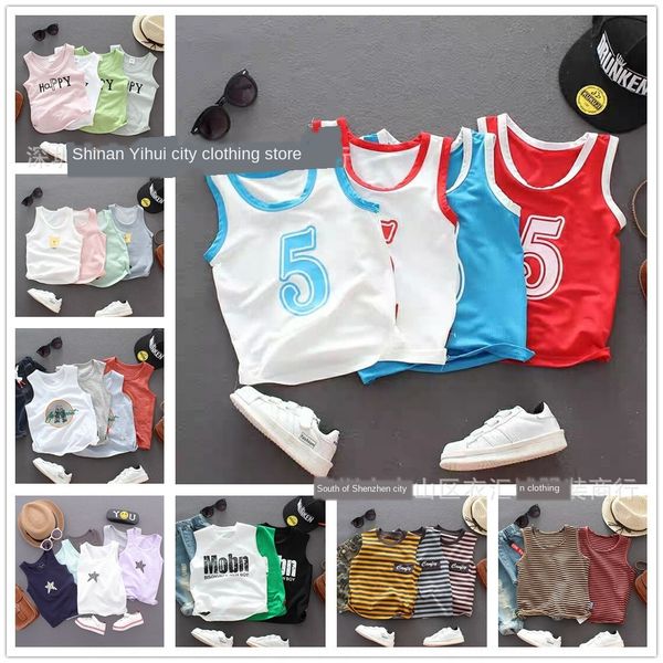 summer 2020 new clothing and women's children's sleeveless t-shirt base female female vest children's women's vest shirt, Blue
summer 2020 new clothing and women's children's sleeveless t-shirt base female female vest children's women's vest shirt, Blue