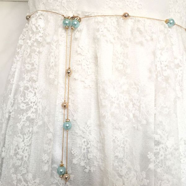 fashion imitation pearl beads thin waist chain belt women girdle waistband strap dress accessories, Black;brown
fashion imitation pearl beads thin waist chain belt women girdle waistband strap dress accessories, Black;brown