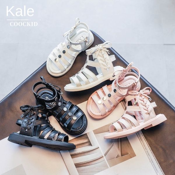 girls' fashion 2020 new fashion little girl medium and large children's high and zipper sandals zipper roman sandals, Black;red
girls' fashion 2020 new fashion little girl medium and large children's high and zipper sandals zipper roman sandals, Black;red