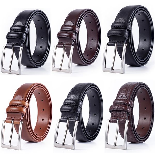 cow genuine leather luxury strap male belts for men new fashion classice vintage pin buckle men belt hot, Black;brown
cow genuine leather luxury strap male belts for men new fashion classice vintage pin buckle men belt hot, Black;brown