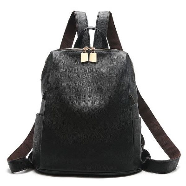 women casual daypacks mochila female famous brands women backpack for school style leather bag for college simple design