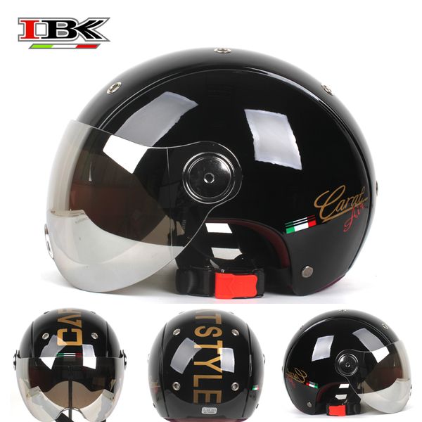 ibk new style vintage motorcycle casco helmet electric bicycle 3/4 protective sun visor open-face black helmet ibk-m18
ibk new style vintage motorcycle casco helmet electric bicycle 3/4 protective sun visor open-face black helmet ibk-m18