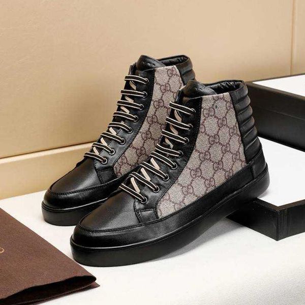 men high sneakers luxury men shoes lightweight autumn and winter comfortable shoes fashion leather design lace -up men boots drop ship, Black
men high sneakers luxury men shoes lightweight autumn and winter comfortable shoes fashion leather design lace -up men boots drop ship, Black
