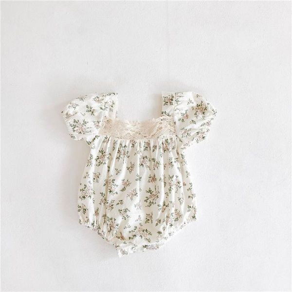 summer baby romper cotton floral printing short sleeve kids bodysuit for girls clothing set children pajamas meisjes kleding, Blue
summer baby romper cotton floral printing short sleeve kids bodysuit for girls clothing set children pajamas meisjes kleding, Blue