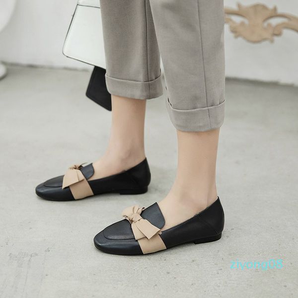 taoffen women flats square toe patchwork butterfly-knot women brogue shoes office lady work casual mujer footwear size 31-43 z08, Black
taoffen women flats square toe patchwork butterfly-knot women brogue shoes office lady work casual mujer footwear size 31-43 z08, Black