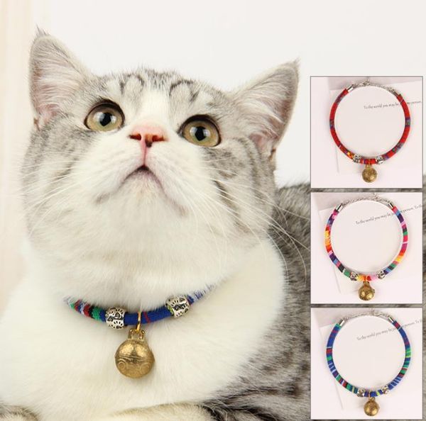 2020 новый японский стиль регулируемая кошка собака jingle bell ошейник lose профилактика pet воротник принадлежности multicolor
2020 новый японский стиль регулируемая кошка собака jingle bell ошейник lose профилактика pet воротник принадлежности multicolor
