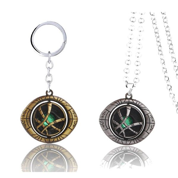 strange rotating eye of agamotto key chain necklaces pendant necklace chain metal keychain keyrings gift jewelry, Silver
strange rotating eye of agamotto key chain necklaces pendant necklace chain metal keychain keyrings gift jewelry, Silver