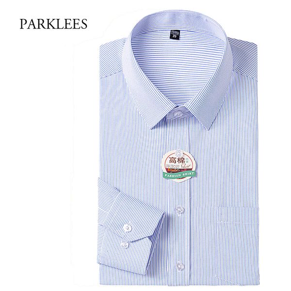 men's dress shirts striped men autumn long sleeve cotton mens shirt casual slim non iron for business wedding camisas 44, White;black
men's dress shirts striped men autumn long sleeve cotton mens shirt casual slim non iron for business wedding camisas 44, White;black