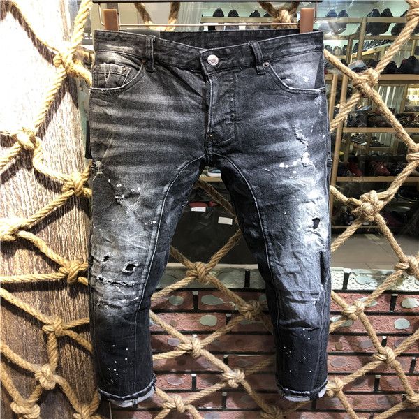 42.2020 high-quality men's jeans, distressed jeans, rock skinny, slim, holed stripes, fashion embroidered denim pants, Black;green
42.2020 high-quality men's jeans, distressed jeans, rock skinny, slim, holed stripes, fashion embroidered denim pants, Black;green