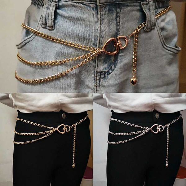 women's 3 layers metal chain belt gold silver heart fringes waist chain dress belts for women hip hop jeans belt ceinture femme, Black;brown
women's 3 layers metal chain belt gold silver heart fringes waist chain dress belts for women hip hop jeans belt ceinture femme, Black;brown